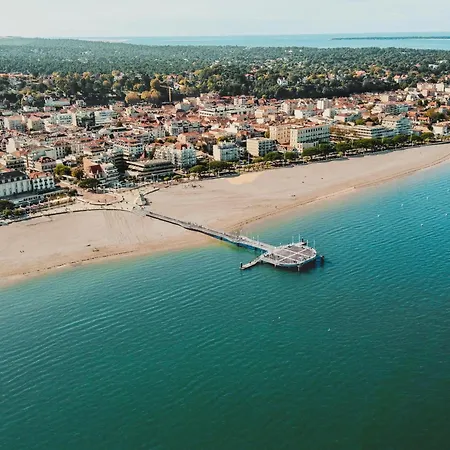 Apartamento Centre Arcachon, Proche Plage, 6 Couchages, Balcon, Parking, Wifi Inclus Arcachón